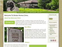 Tablet Screenshot of dextervets.com